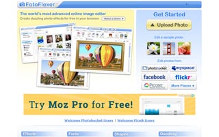 home page fotoflexer.com