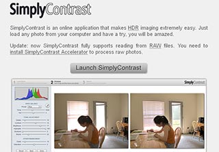 home page simplycontrast.com