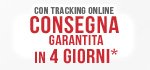 tempi di consegna e modalità di tracking