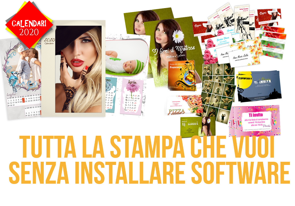 stampa senza software tanti prodotti